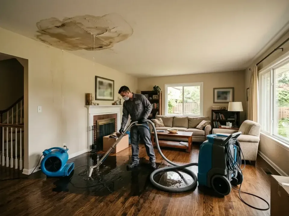 attic-pipe-burst-ceiling-drip-008 — frequently asked questions, Water Damage Restoration & Carpet Care in Golden Valley, MN